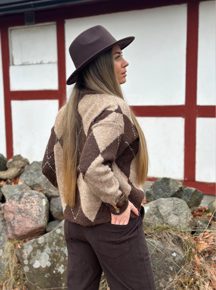 Manchester byxor ”Beata” - Brun/Camel