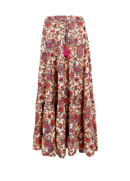 Black Colour, BCLUNA maxi frill skirt - Vivi Rouge