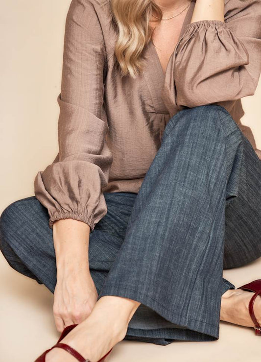 Black Colour, BCLUISA raglan blouse - Tobacco