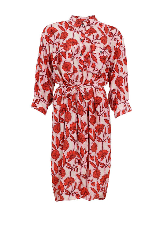 Black Colour, BCLUNA pocket shirt dress - Urban Red