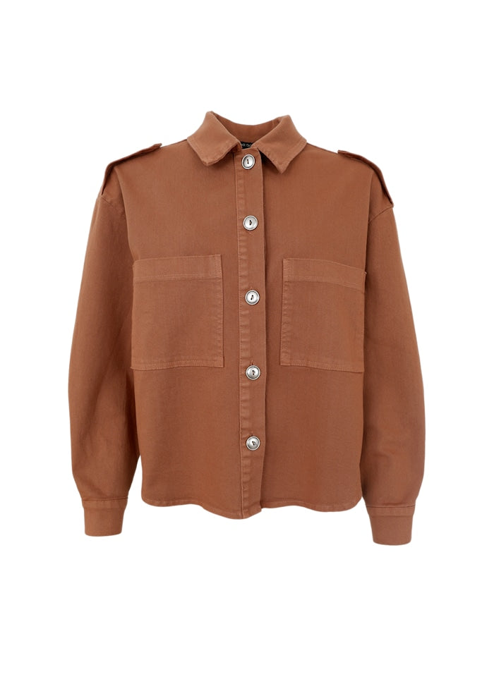 Black Colour, BCTULLY shirt jacket - Camel