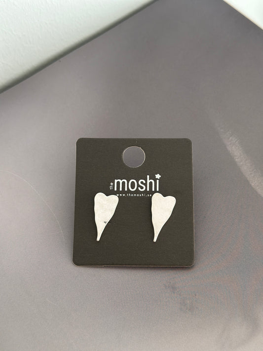 The Moshi, Hjärtformade örhängen - Silver/Guld
