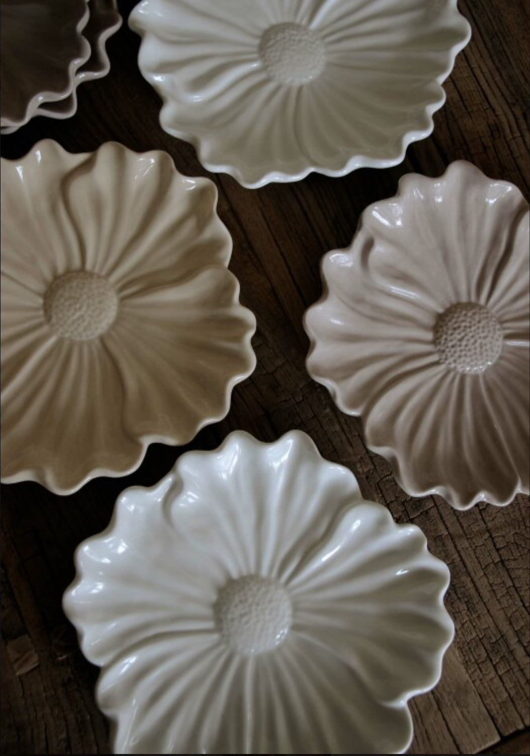 Majas Fat Blomstra, Vitt/Cloud/Sand - Majas Cottage