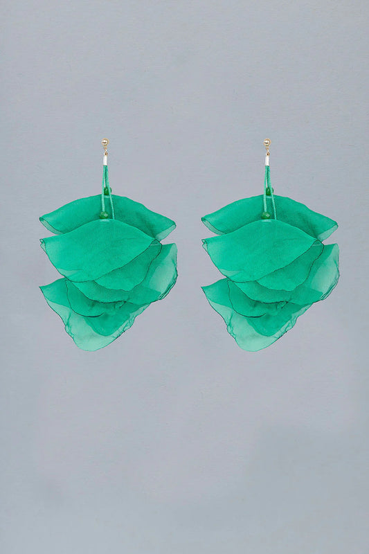 Bow 19, Örhängen FLOWY EARRINGS - STRONG GREEN