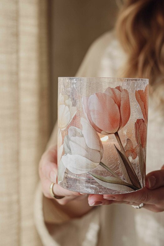 Majas Cottage, Majas Lykta Tulips 10x12 cm