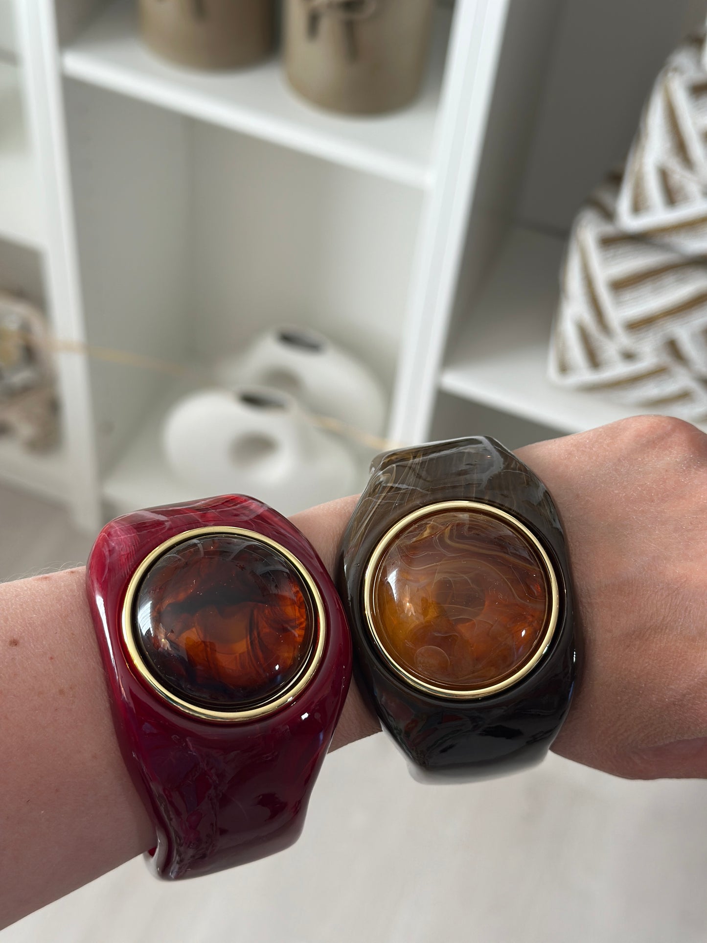 Armband med stor sten - Olika färger