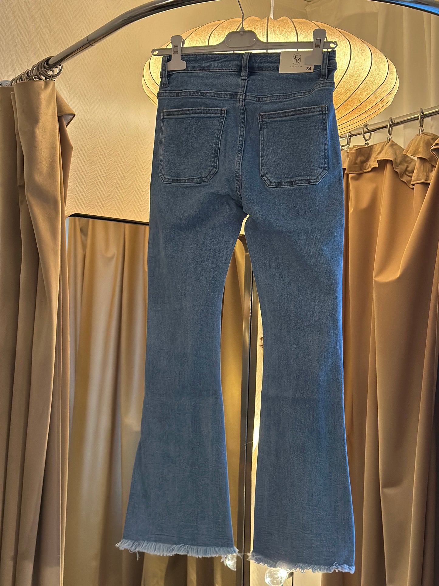 Folyrose, Flarejeans - Ljus denim