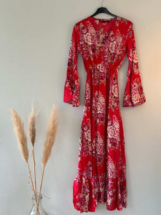 JLB By Wild Collection, Menton Dress - Red Rose