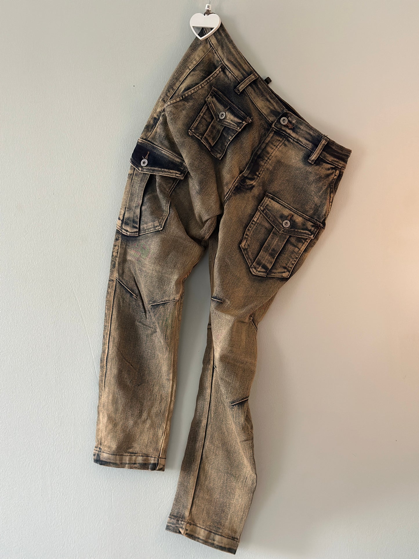 Baggy jeans ”Cargo” -Bronze