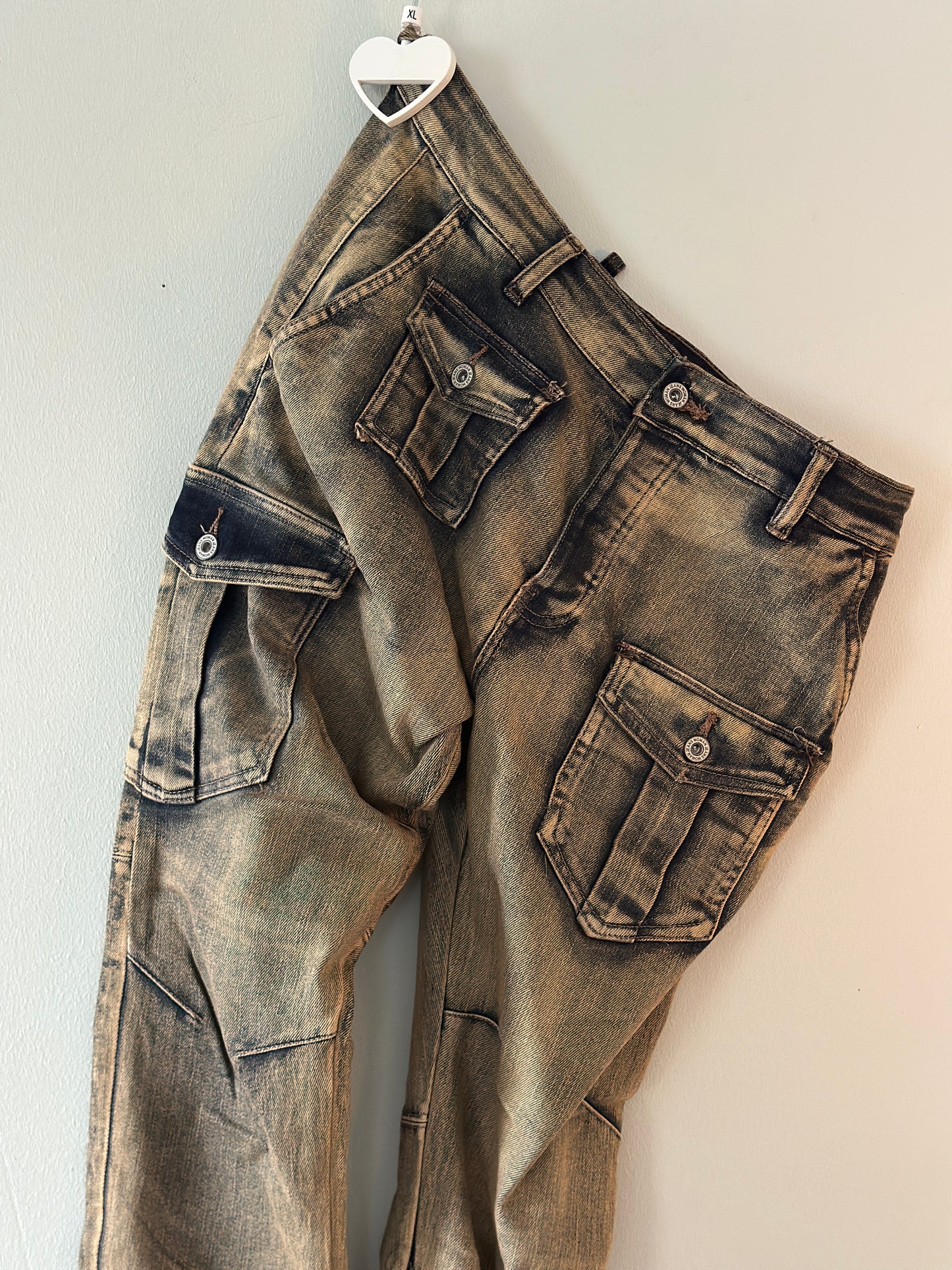 Baggy jeans ”Cargo” -Bronze