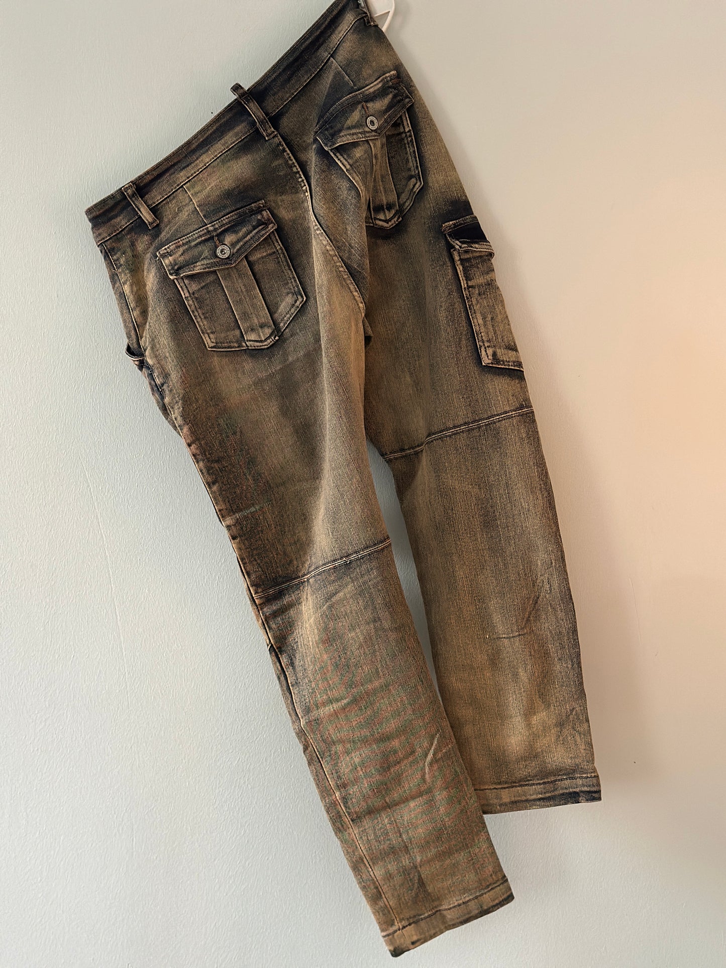 Baggy jeans ”Cargo” -Bronze
