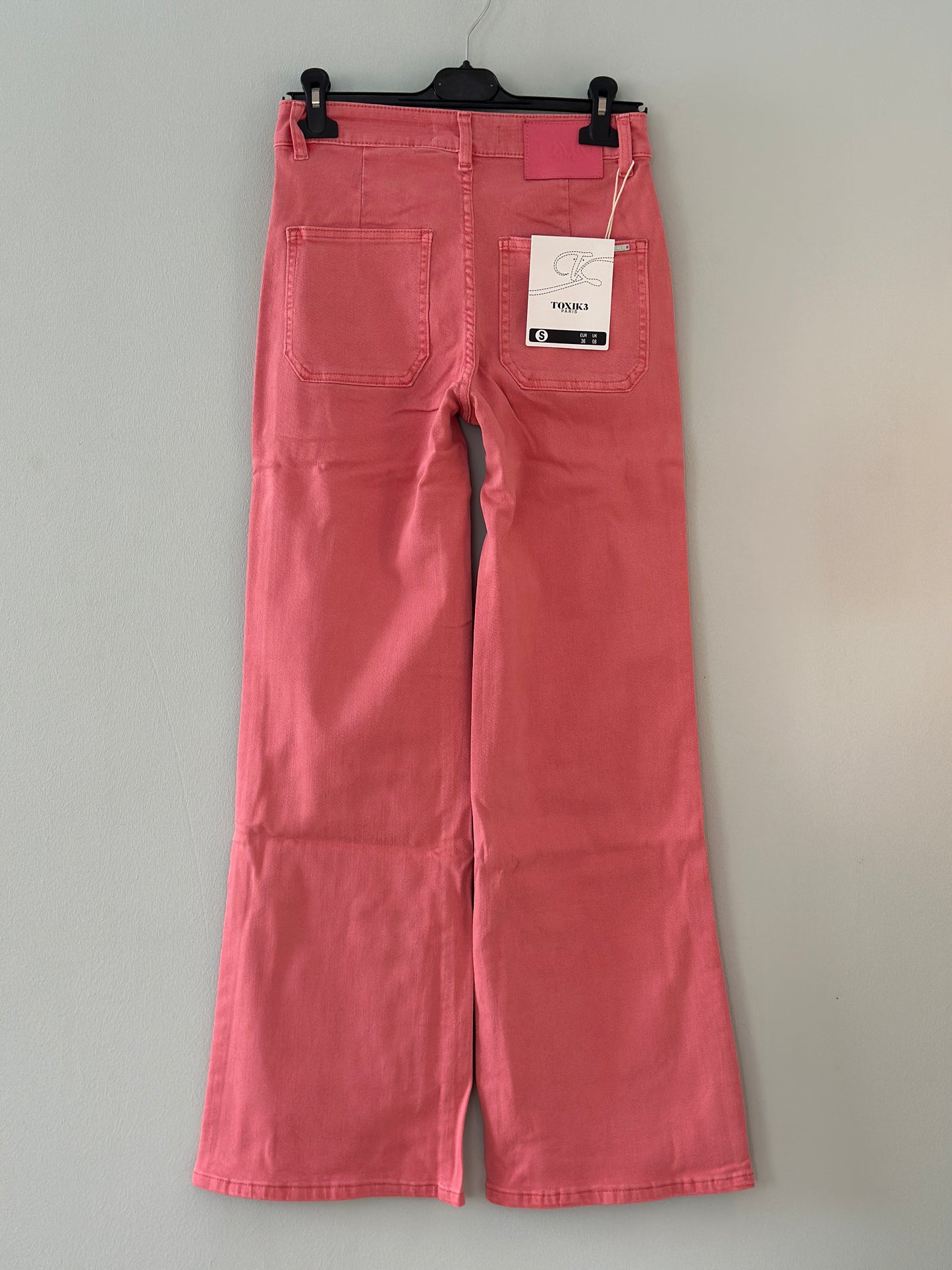 Toxik,  Jeans i härliga vårfärger - Korall/Orange/Turkos/Ljusrosa