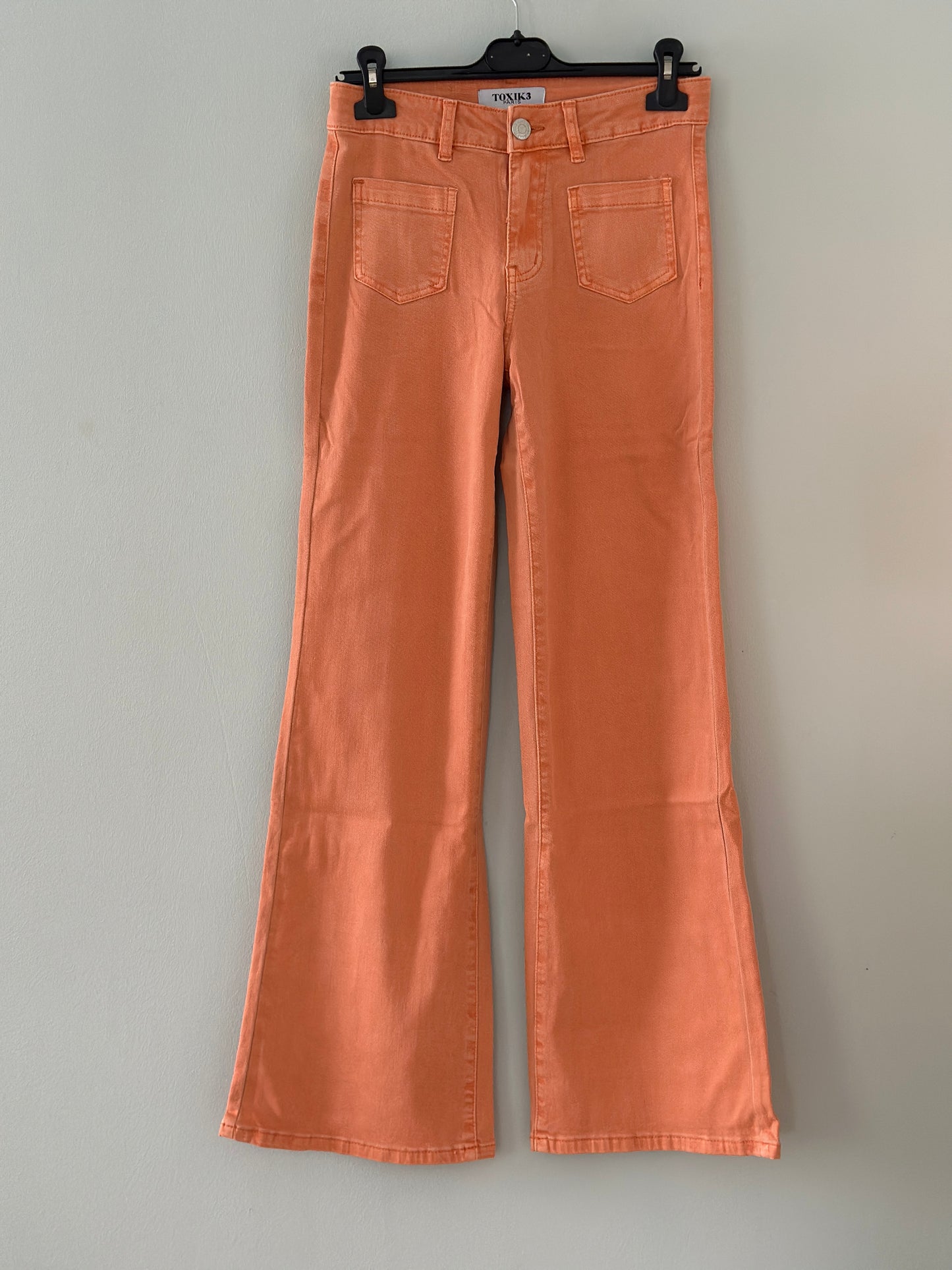 Toxik,  Jeans i härliga vårfärger - Korall/Orange/Turkos/Ljusrosa