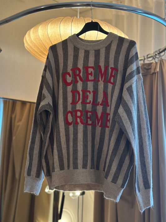 Tröja ”Creme De La Creme” - Randig