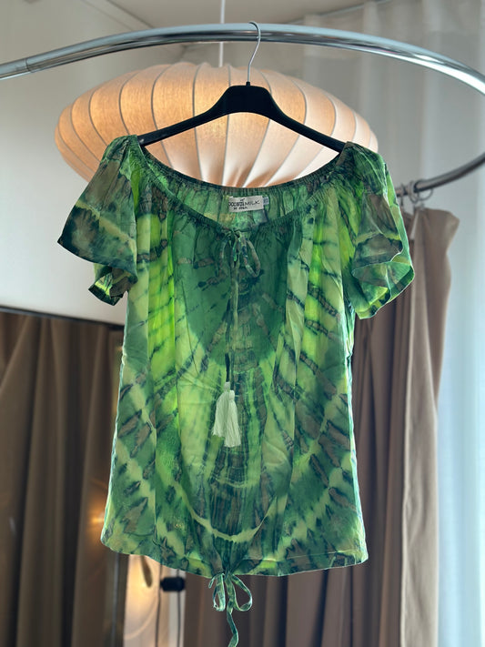 Coconut Milk, Lani Top - Tie Dye Green Apple