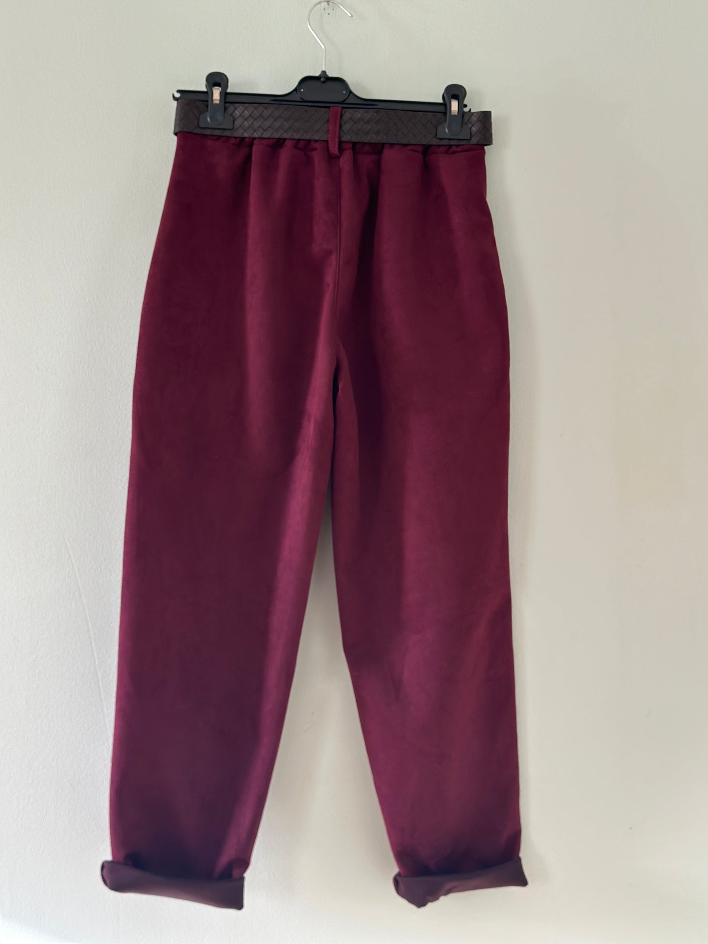 Byxa med guldknappar och resår i midjan - Svart/Brun/Kaki/Camel/Burgundy