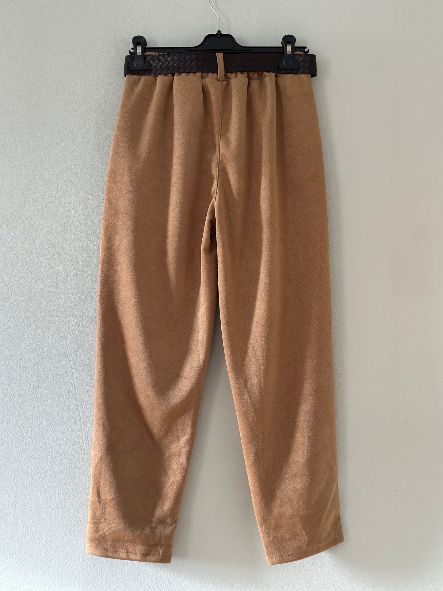 Byxa med guldknappar och resår i midjan - Svart/Brun/Kaki/Camel/Burgundy