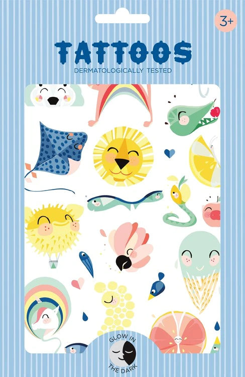 Petit Monkey, Tatueringar - Två ark med olika motiv.