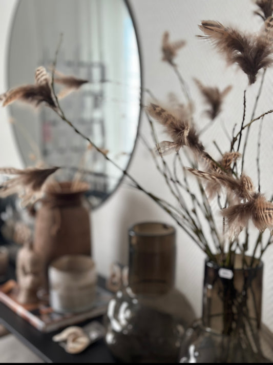 Fjädrar Trådad Blom - Rand