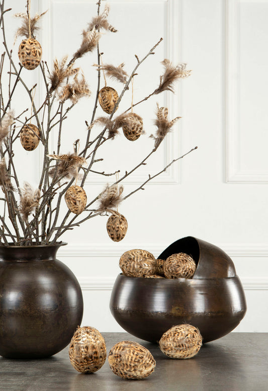 Påskägg med fjädrar - Rand