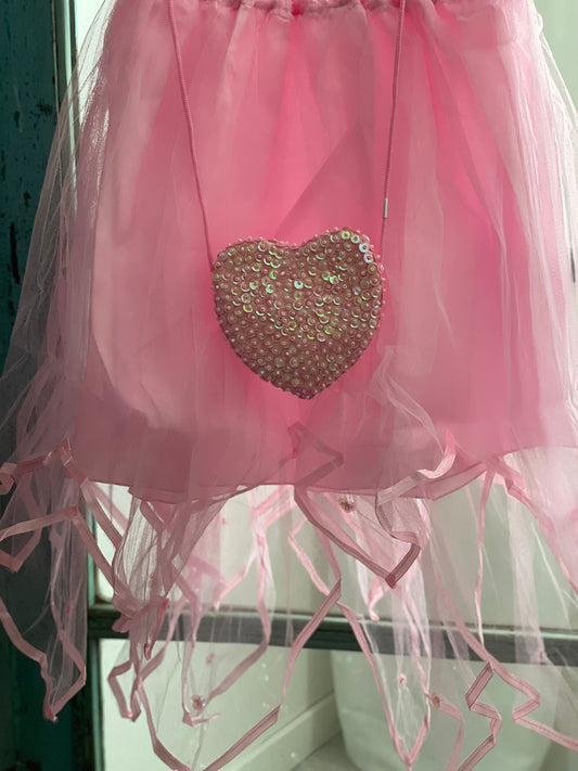 Minisa, Hjärtväska med långt band - Olika färger