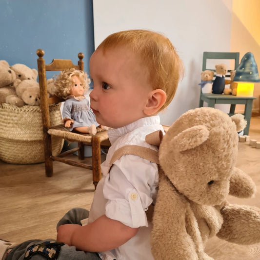 Egmont Toys, Nalle ryggsäck Morris - Beige